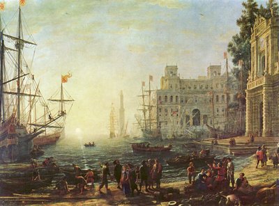 Port avec la Villa Médicis - Claude Lorrain